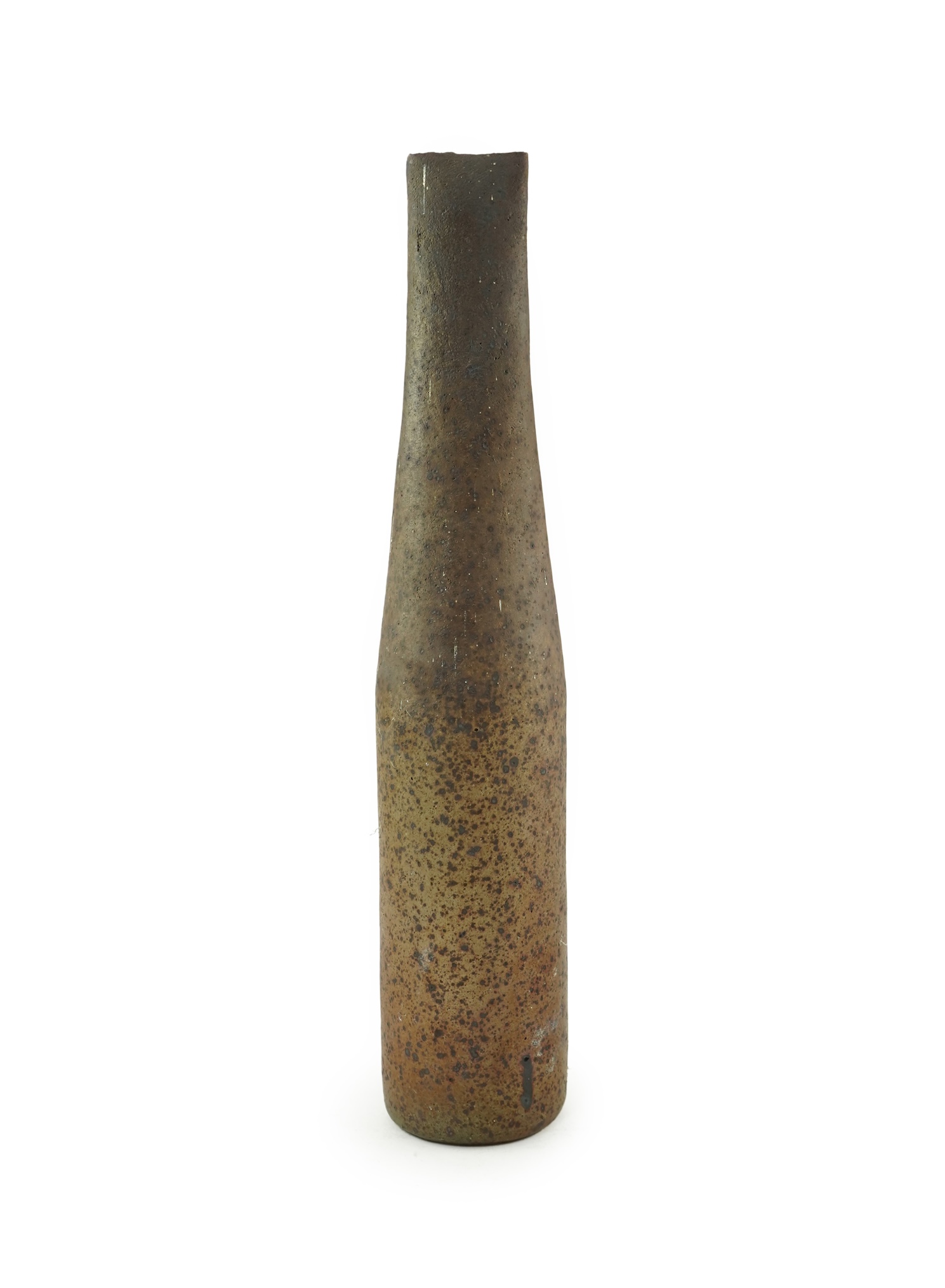 Joanna Constantinidis (1927-2000): A tall stoneware bottle vase